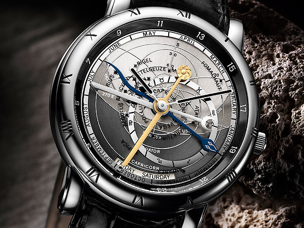 雅典錶天文時計三部曲之伽利略星盤腕錶